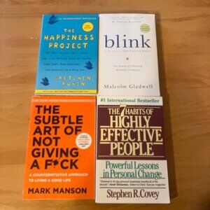 Bestseller Self Help Book Bundle Lot Set Collection